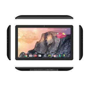 WIFI 4G Jaringan LAN 15.6 Inci Tinggi Terang Capacitive Multi Touch Screen Android Tablet Iklan Interaktif PC Totem Signage