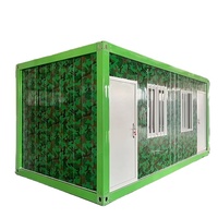 Maison mobile de 20 pieds de haute qualité, écologique, alimentée à l'énergie solaire, légère, anti-corrosion, imperméable et mobile