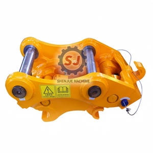 Acoplador Rápido Hidráulico, Adaptador Universal para Excavadora, Acoplador Rápido Hidráulico de Doble Bloqueo, Acoplador Rápido Totalmente Automático - Product Image 1