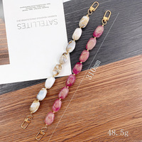 INS mode bijoux perle porte-clés pour Iphone chine personnalisé acrylique perlé noël Mini sac porte-clés
