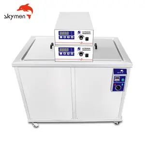 Odm Skymen Industrial Ultrasonic Cleaner Roller Rolling Drum Ultra Sonic Bath Metal Hardware Parts Automotive Oil Rust Degreaser