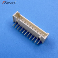 JINDA 1.25T-1-11AW 1.25mm 11-Pin Wire-to-Board Steckverbinder PCB LED Wafer-Header-Steckverbinder DC Stecker SMT TIN-beschichtet Rechtwinklig
