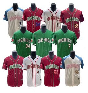 Maillot de l'équipe nationale du Mexique pour la Coupe du Monde 2026 # 34 VALENZUELA # Maillot de baseball du 7 juillet <span class=keywords><strong>Urias</strong></span> Cup Mexique - Product Image 4