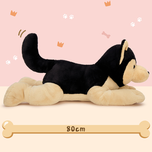 Coussin en peluche Berger allemand de haute qualité, idéal pour les fêtes d'anniversaire, les câlins avant le sommeil et comme jouet d'aide au sommeil pour bébé - Product Image 4