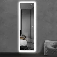 Бритье большой освещенная контржурным светом шикарные волосы станция светодиодная зеркальная лампа полная длина туалетный зеркало салон зеркала