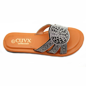 Sandalias y Pantuflas Casuales de Verano para Mujer, Elegantes, Cómodas, con Pedrería, de Alta Calidad - Product Image 3