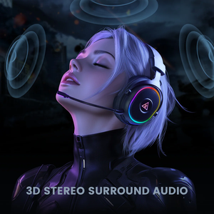 Cuffie Gaming Wireless EKSA <span class=keywords><strong>Mako</strong></span> BT 2.4G con Audio Surround 7.1, Design RGB Senza Latenza e Microfono ENC per PC, PS4, NS, XBOX - Product Image 5