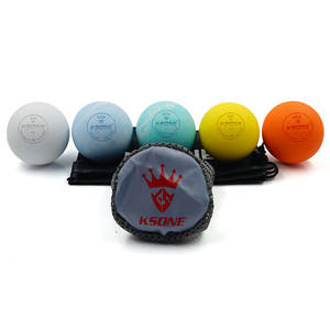 Bolas de masaje de goma Natural respetuosas con el medio ambiente impresas personalizadas de Lacrosse, pelota de yoga para Fitness - Product Image 1