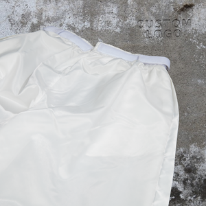 Pantalones de chándal para correr de lona de algodón de primavera, rectos, transpirables, ecológicos, de peso pesado, con logotipo personalizado, bolsillos, cordón para hombre - Product Image 4