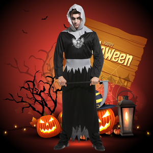 Costume da diavoletto malvagio inviato del diavolo malizioso Costume da fantasma Cosplay per adulti di Halloween - Product Image 2