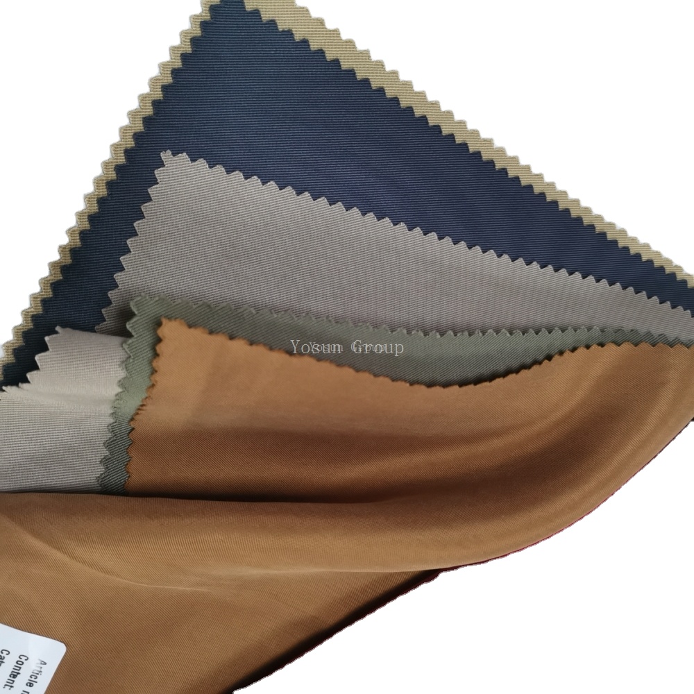 Сплошной цвет cupro cupra вискоза саржа ткань