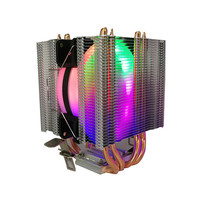 Vente en gros de pales de ventilateur haute performance à faible bruit conception de dissipateur thermique de refroidissement CPU RVB ventilateur de refroidissement par air radiateur de refroidisseur de processeur serveur PC