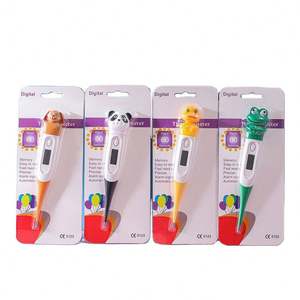 เครื่องวัดอุณหภูมิแบบดิจิทัลหัวนิ่มสำหรับเด็กรูปการ์ตูนสำหรับใช้ในบ้านการเดินทางและโรงแรม - Product Image 1