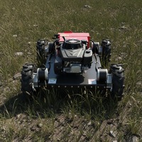 Harga Pabrik Robot Pemotong Rumput Lonxin Nirkabel, Mesin Pemotong Rumput Roda Berat untuk Pertanian