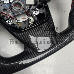 Volant de direction en cuir perforé en fibre de carbone le plus populaire avec LED pour Toyota Corolla - Product Image 6