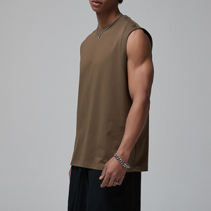 <span class=keywords><strong>Camiseta</strong></span> <span class=keywords><strong>sin</strong></span> <span class=keywords><strong>Mangas</strong></span> Personalizada, Corte Holgado, para Entrenamiento, Gimnasio, Top Deportivo para Hombre - Product Image 6