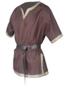 Costume de guerrier chevalier médiéval unisexe, tunique verte, chevalier normand, tresse viking, pirate, saisson, film TV, LARP, déguisement - Product Image 4