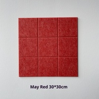 Panneau acoustique en polyester isolant 100% polyester 11,9 mm Feutre tricoté pour décoration