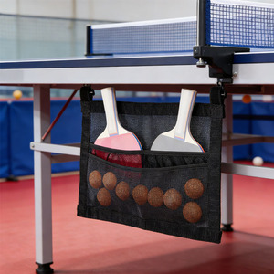 Ping Pong Equipment Storage Net Black Nylon Portable Sports Accessory Bag For Table Tennis Gear Organization - Product Image 3