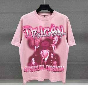 เสื้อยืดลำลองสไตล์สตรีทแวร์สำหรับผู้ชายเสื้อยืดพิมพ์ลายกราฟิกสำหรับทั้งชายและหญิงเสื้อยืดผ้าฝ้ายโอเวอร์ไซส์สำหรับฤดูร้อน - Product Image 3