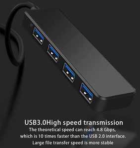 멀티 포트 4 in 1 USB 공장 맞춤형 도킹 스테이션 유형 C 3.2 게임 컴퓨터 노트북 C 유형에 맞게 USB 허브 - Product Image 4