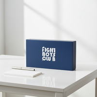 Boîte cadeau personnalisée pliable en carton gris et papier artistique, avec pelliculage mat et dorure à chaud pour cosmétiques et soins de la peau - Nouveau design