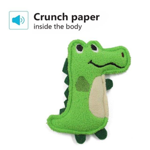 Stock Bulk <strong>Cat</strong> Soft Stuffed Toy Cute Crinkle Plush <strong>Funny</strong> Flat Alligator <strong>Catnip</strong> Interactive Chew Toy for <strong>Cat</strong> - Product Image 3