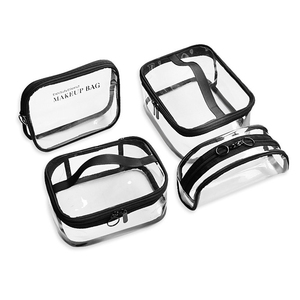 Wholesale Stylish PVC Zipper Skincare Pouch Large Capacity Custom Logo Printed Makeup <strong>Bag</strong> ODM <strong>Cosmetic</strong> <strong>Bag</strong> Stylish <strong>Manufacturer</strong> - Product Image 6