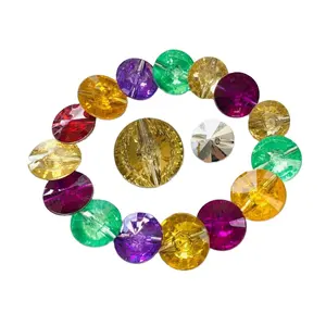 wholesale fancy transparent button cheap price Acrylic crystal Buttons for garment