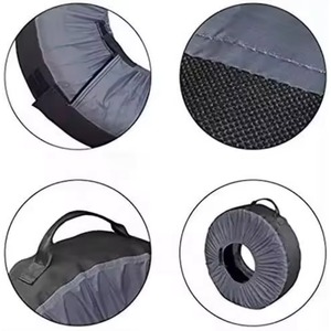 Muestra gratuita de fábrica: Fundas universales para neumáticos, protector de ruedas de vinilo resistente para camiones, SUV, remolques, caravanas, cubiertas para ruedas de RV - Product Image 5