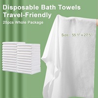 Disposable Bath Towel Skin Friendly Water Absorbing Towel for Hotel Shower and Hair Washing Use Wholesale