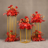 Support de lanterne décoratif en métal pour rideau de fils, idéal pour vitrine, salle de bal d'hôtel, scène, allée de mariage, marqueur d'allée, cérémonie et zone de bienvenue
