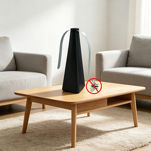 Ventilador Eléctrico Antimosquitos LOGO para Mesa de Exterior, Ventilador Repelente de Moscas Ecológico, Ventilador de Mesa Multiusos para Interiores y Exteriores, Directo de Fábrica - Product Image 1