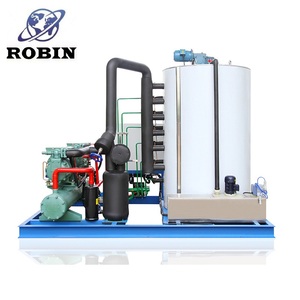 Grote en snelle koelcapaciteit schijfijsmachine 10T 15T 20T zoetwater schijfijsmachine voor vlees en groenten, vers voedsel - Product Image 6