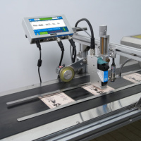 Impresora de Inyección de Tinta de un Solo Cabezal Docod T1000, Máquina de Codificación Industrial de Alta Velocidad de 406 m/min para Cartón y Plástico