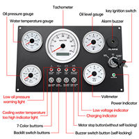 HEMU-BELLA Tableau de bord programmable 4000 tr/min pour voiture, bateau, camion, compatible avec les tableaux de bord de navires