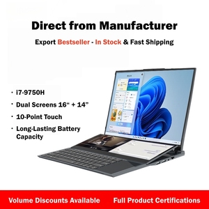 Portátil Ligero de Doble Pantalla de 16'' + 14'' Pulgadas IPS Metal I7 <span class=keywords><strong>para</strong></span> Estudiantes, Trabajo de Oficina, Negocios y Diseño Creativo - Product Image 5