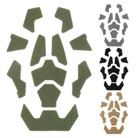 Coussinets de casque tactique Airsoft Mousse de remplacement interne à mémoire de forme pour casques de vélo ACH/MICH/IBH/PASGT/USMC/Airsoft Sécurité