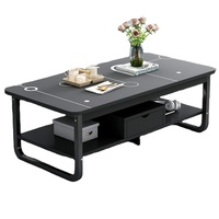 Petite table basse convertible créative pour appartement, salon, balcon, table basse pour salon, table d'appoint simple pour le thé