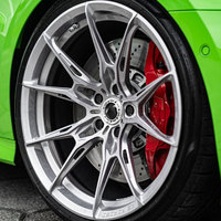 Jantes en aluminium pour voitures SJ Sliver Polished 5x114.3 17 18 19 20 21 22 pouces pour Mercedes Benz BMW Audi Porsche
