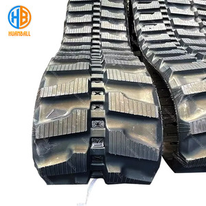 Hoge Kwaliteit <span class=keywords><strong>Mini</strong></span> Graafmachine Onderstel Onderdelen 400X72.5X74W Rubber Spoor Voor Jcb 8052 8055 8060 - Product Image 1