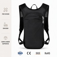 Sac à dos d'hydratation respirant en ABS, réglable, pour course à pied, cyclisme, randonnée, marathon, avec poche à eau, pour sports de plein air