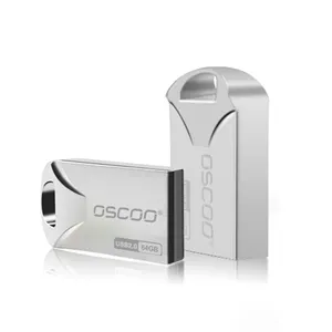 OSCOOUSBフラッシュドライブ1GB2GB4GBメタルペンドライブ8GB16GB 32GB 64GB128GBコンピューターTVカーDVD用ミニフラッシュドライブ