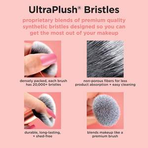 <span class=keywords><strong>Pinceau</strong></span> de maquillage à joues effilées 4258 <span class=keywords><strong>Real</strong></span> Technique pour surligneur de fard à joues en <span class=keywords><strong>poudre</strong></span> lâche ou pressée avec poils synthétiques - Product Image 6