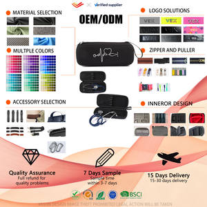 ODM personalizzabile Logo portatile EVA Nylon stetoscopio custodia <span class=keywords><strong>per</strong></span> uso domestico <span class=keywords><strong>per</strong></span> infermiere accessori Eva Bag - Product Image 4