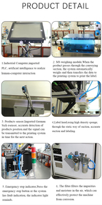 Machine à chaîne pour fruits et légumes, plateau dynamique, à peser, impression d'étiquettes, fin eco, - Product Image 4