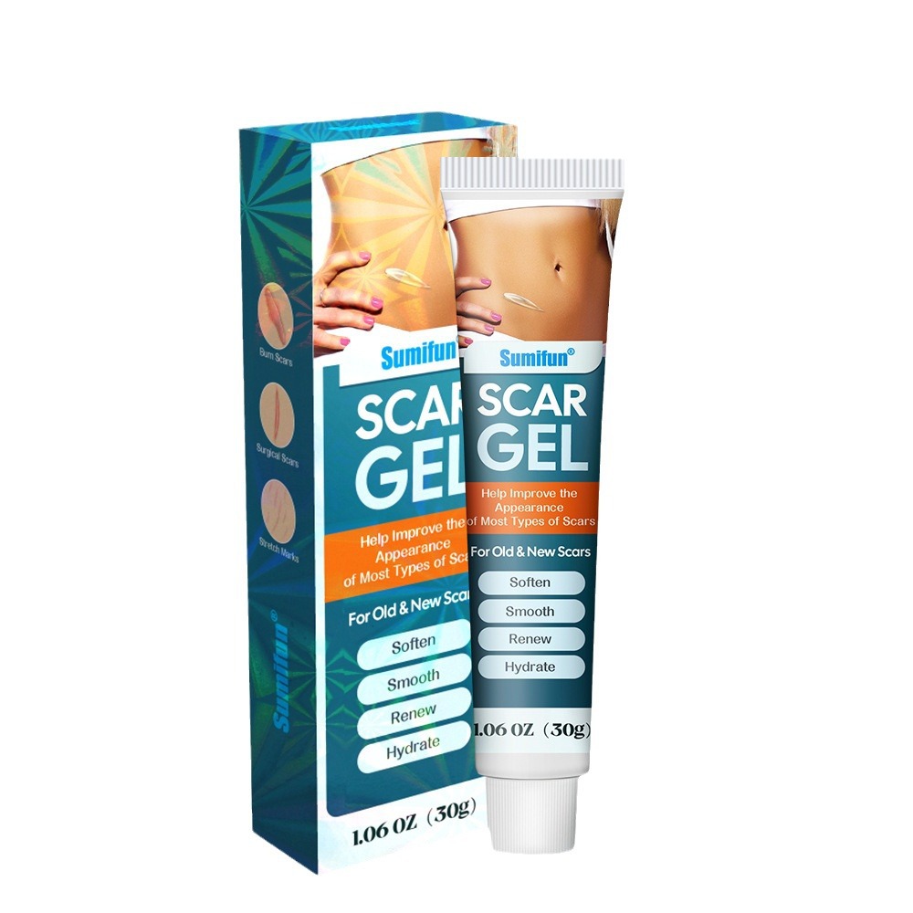Sumifun for Cross Light Scar Gel Border Desalination Burn Caesarean Section Body Skin Care Cream K10144