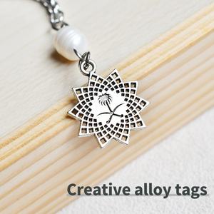 Ys373 Natuurlijke Echte 8Mm Parel Rozenkrans Ketting Tasbih Tasbeeh Parel Islamitische Moslim Kralen Zoetwater Parel Rozenkrans - Product Image 6