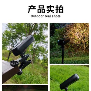 Lampes solaires d'extérieur pour pelouse, projecteurs en aluminium étanches à montage au sol, éclairage paysager pour arbres de jardin - Product Image 5