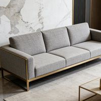 Tissu en lin 100 % polyester, lourd, lisse, rigide, infroissable, à texture sèche, imitation lin, pour textile de maison et rembourrage de meubles